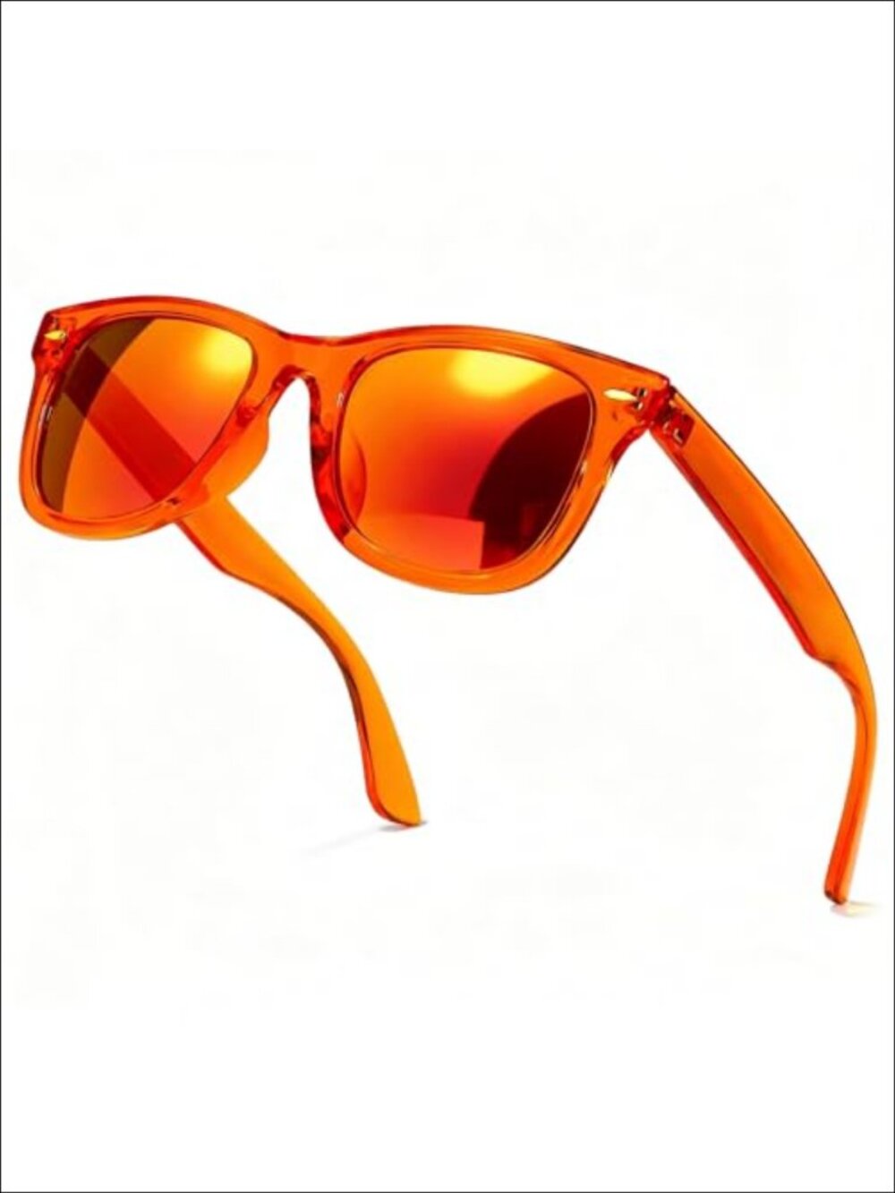 Polarized Square Sunglasses UV400 Mirrored TAC Lens Unisex Eyewear